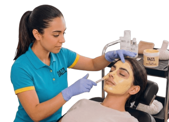 Premium home de-tan pack skin treatment on face by certified expert